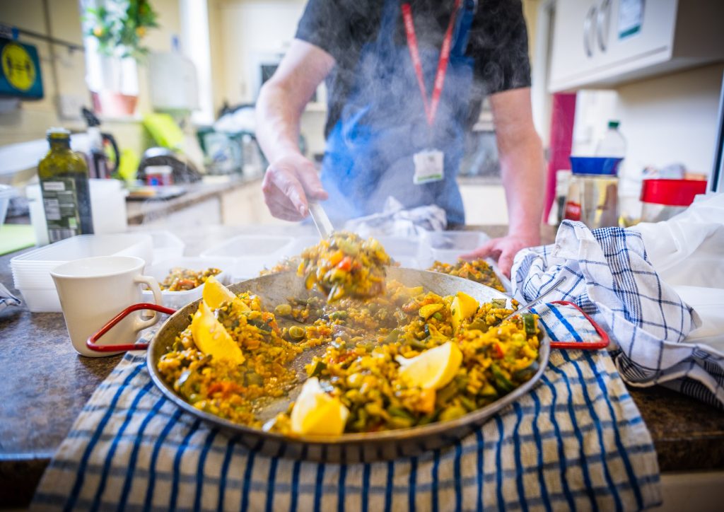 Food photograph of Paella