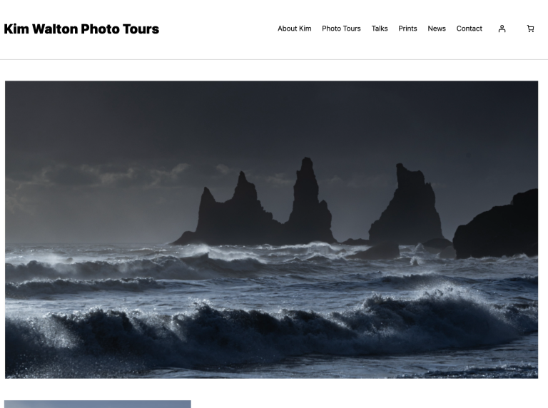 Professional Photography Website Design
